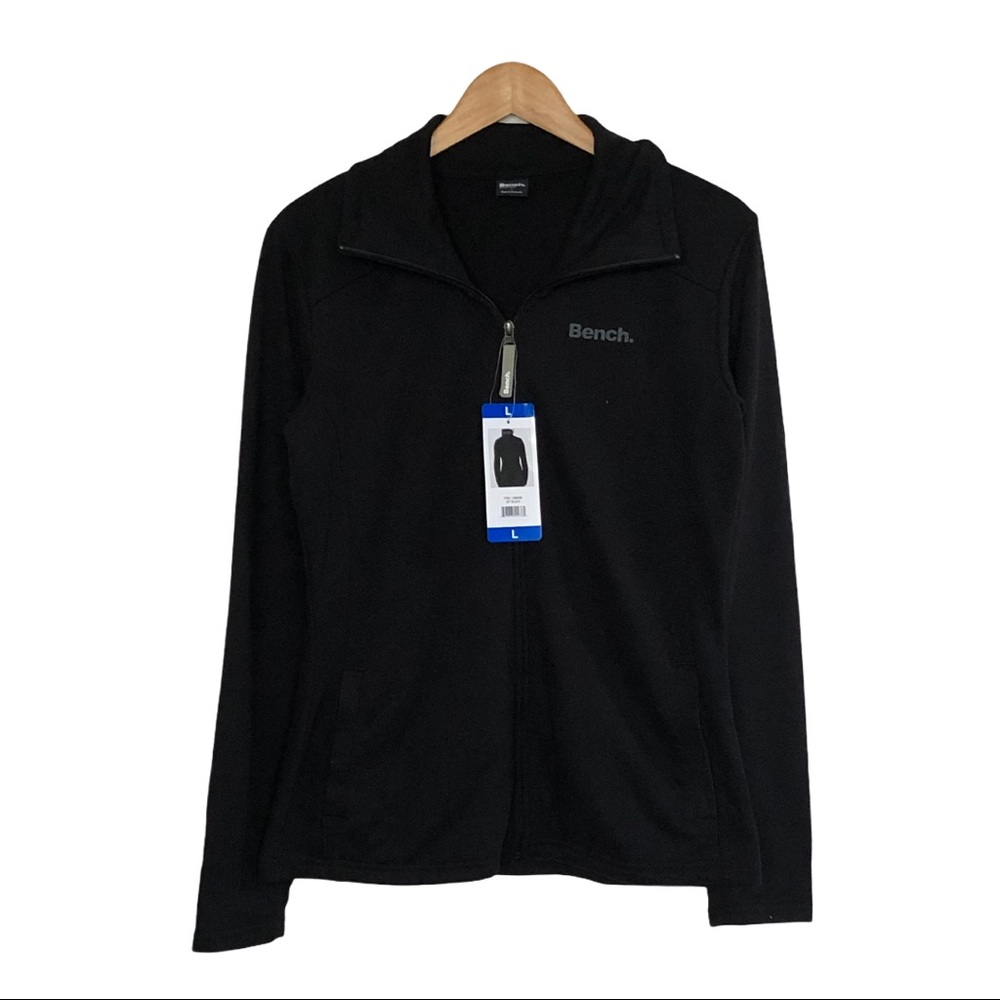 BENCH Black Fleece Zip Jacket